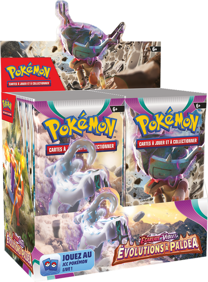 Display 36 Boosters Pokémon ÉVOLUTIONS à PALDEA SV2