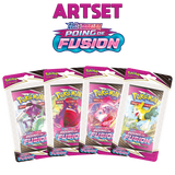 ARTSET 4 BLISTERS Pokémon Poing de Fusion EB08