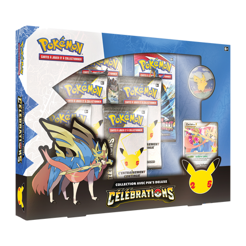 COFFRET ZACIAN (Pin's Deluxe) Célébrations 25ans POKEMON